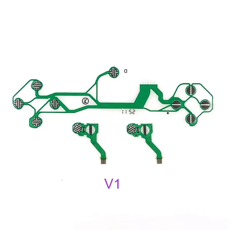 FFYY-para controlador de almohadilla de juego PS5, 100 Uds., botón de Joystick analógico, película conductora, cinta de Cable flexible V1.0