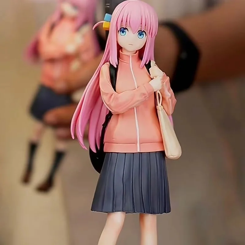 

Bocchi The Rock! Figure Ijichi Nijika Yamada Ryo Anime Figurine Squatting Guitar Gotoh Hitori Statue Collection Ko Models Toys