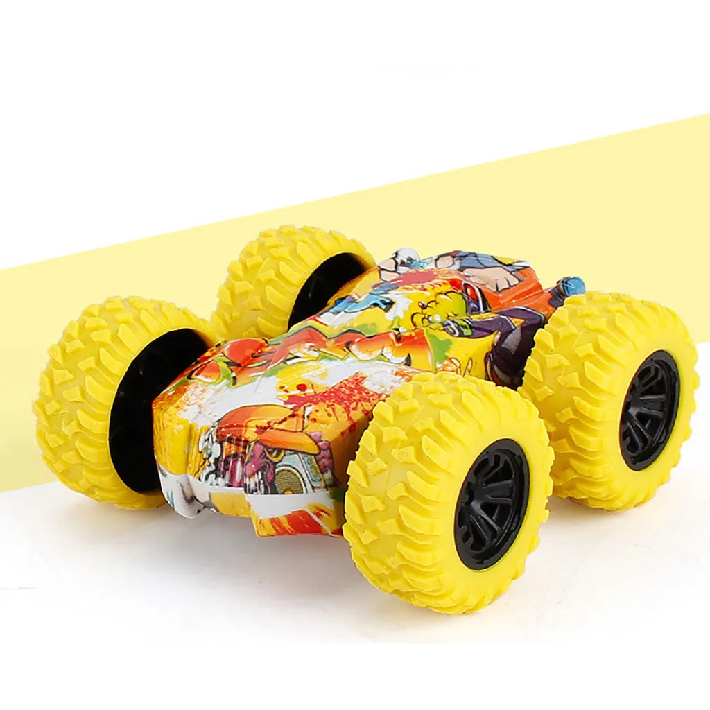 Double-sided Inertial Car 360-degree Rotating Cross-country Stunt Toy Car Model Toys Children Christmas Best Gift Juguetes