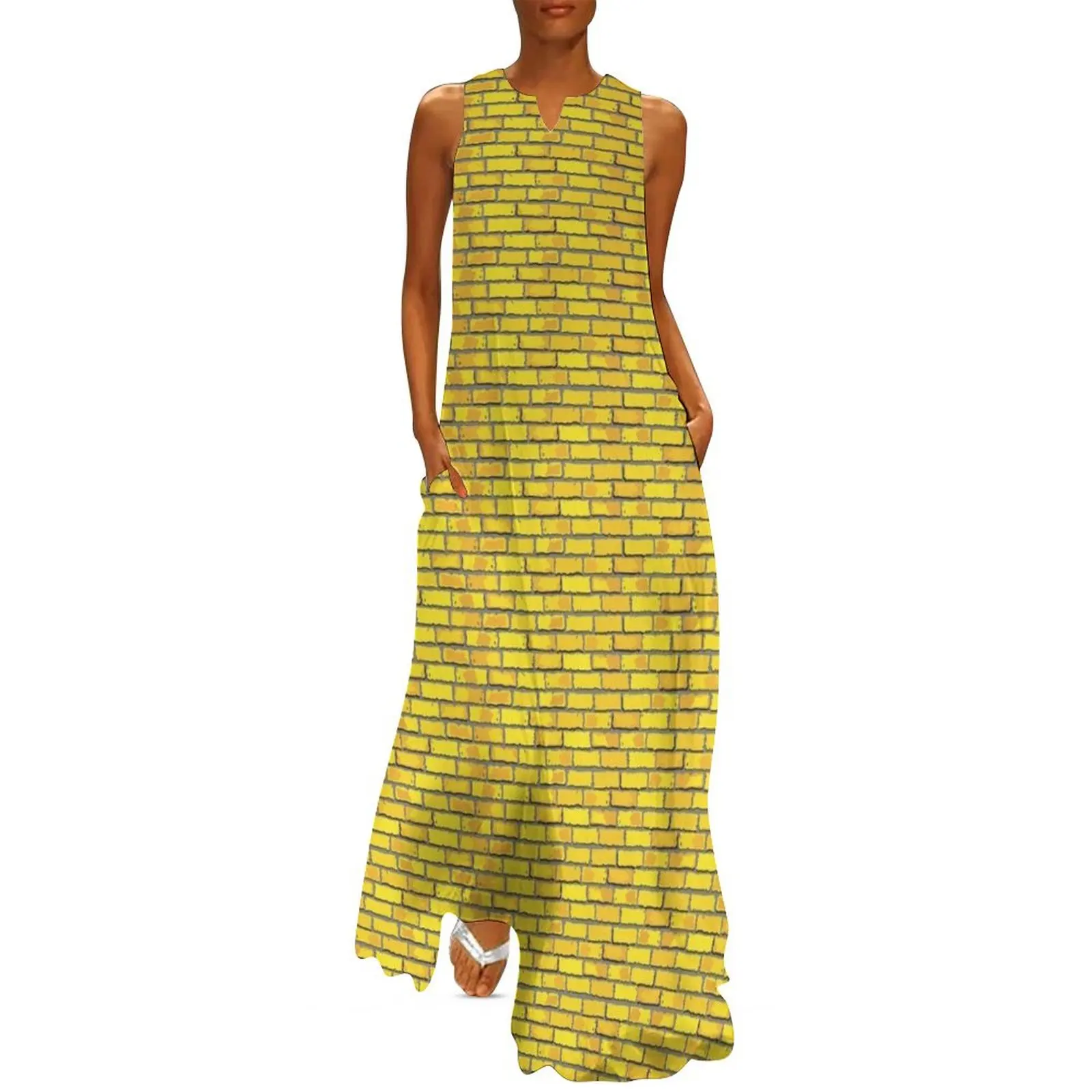 

Yellow Brick Road Long Dress dresses summer party dress women elegant luxury Dress