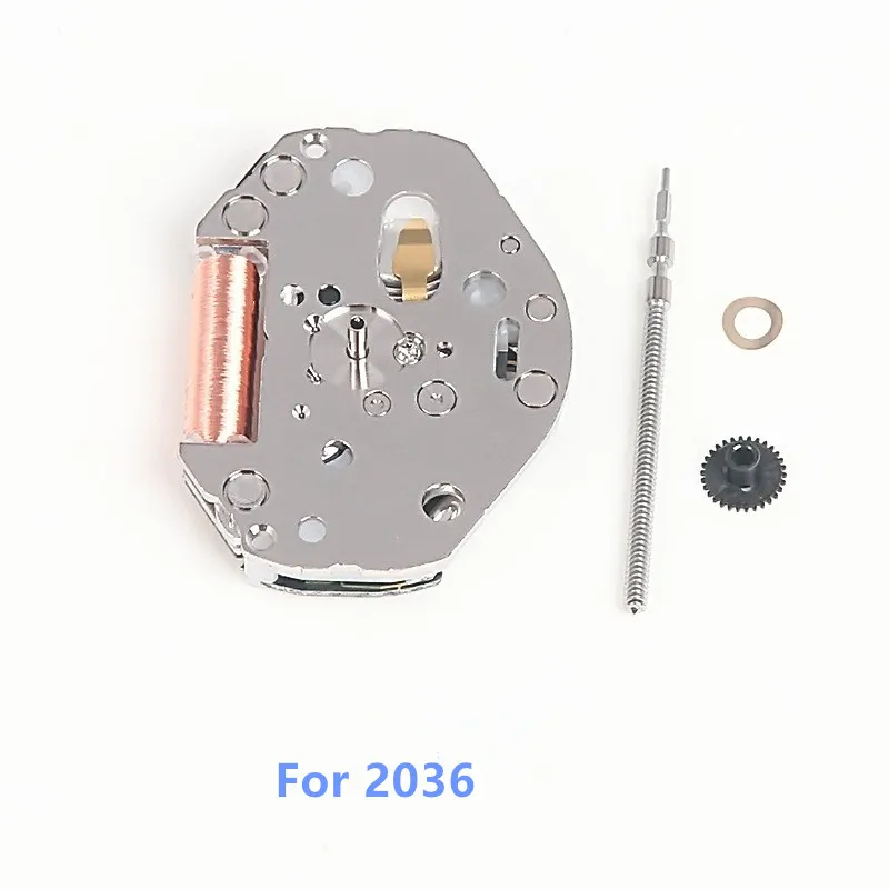 Watch Accessories Quartz Movement For Miyota 2033 2036 2039 Movement parts Watch Quartz Movement with Winding Stem & Battery