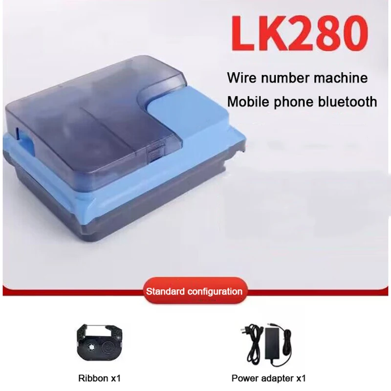 Bluetooth Wire Coding Number Tube Printer Portable Number Tube Printer Heat Shrink Tube Marking Machine