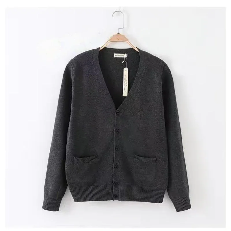 Jk Uniform Preppy Knit Cardigan, Basic Sweater, V-neck, Japan Fashion, Student School Uniform, Business Attire, Autumn and Wi...