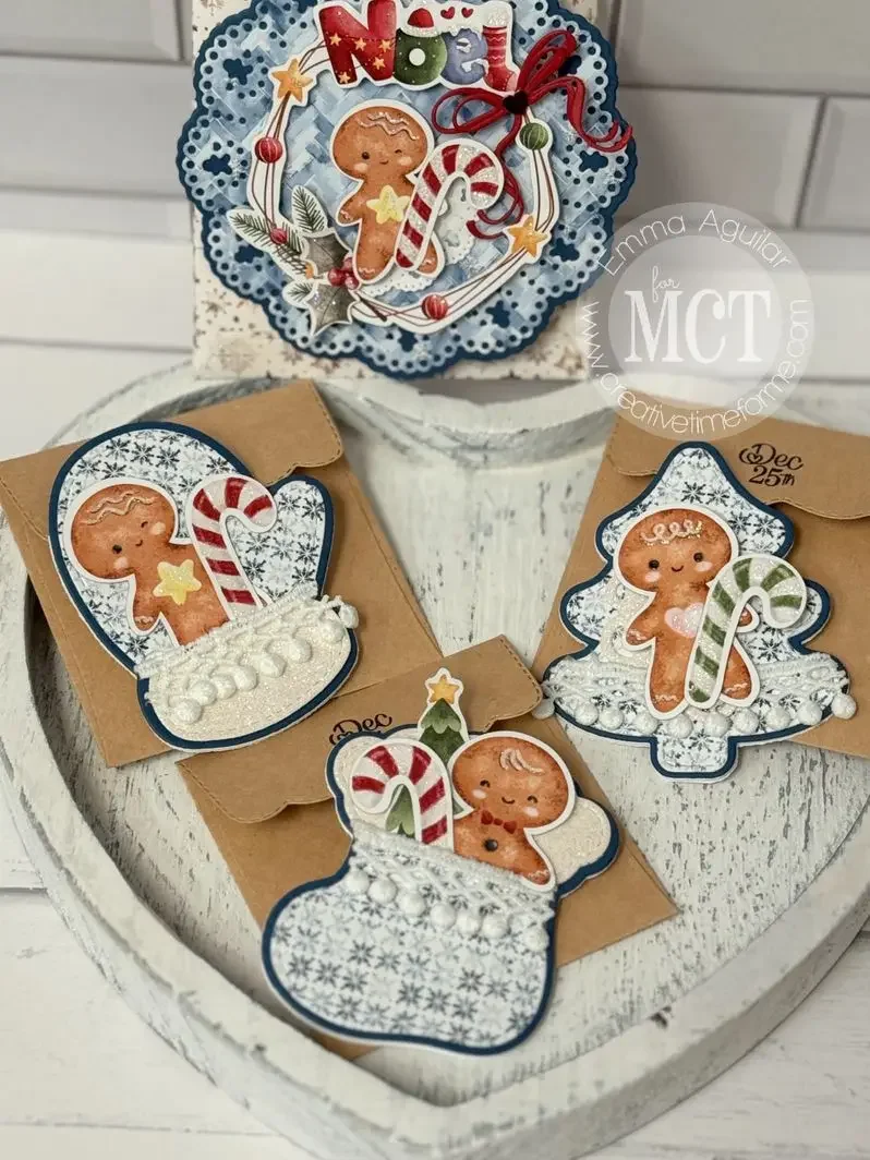 جديد عيد الميلاد 2025 علامة الزنجبيل المفارش يتوهم أضعاف بطاقة المعادن قطع يموت DIY بها بنفسك سجل القصاصات تنقش كرت هدية الحرفية الديكور #3