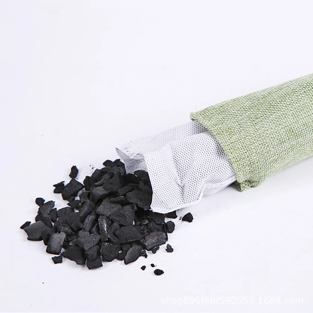 

8Pcs Bamboo Charcoal Bag for Shoes Deodorizer Moisture Absorber Freshener Stretcher Closet Car Pet Litter Odor