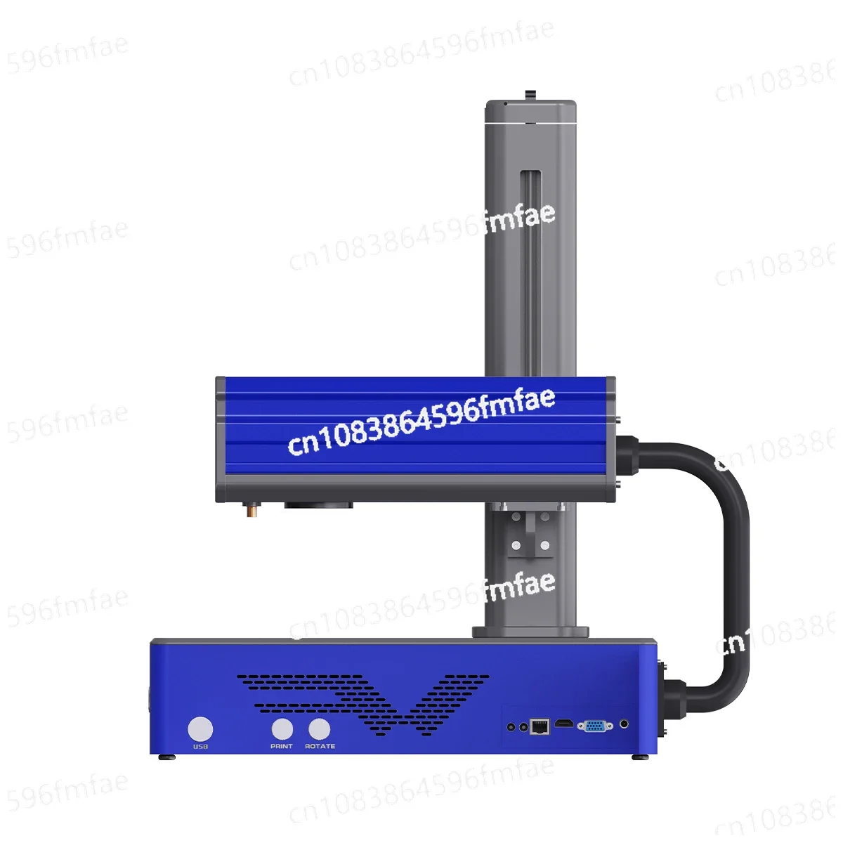 High Speed 20W 30W 50W Necklace Metal Jewelry Ring Carving Desktop Fiber Laser Marking Machine