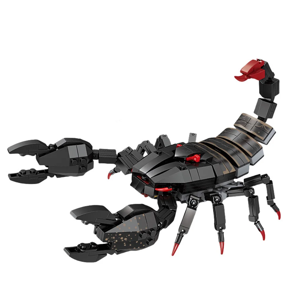 City Creativity Farm Vegetable Garden Animal Insect Centipede Scorpion Spider Trilobites Building Block MOC Model DIY Bricks Toy