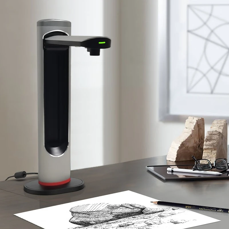 

Portable non-unrolling smart book scanner document certificate