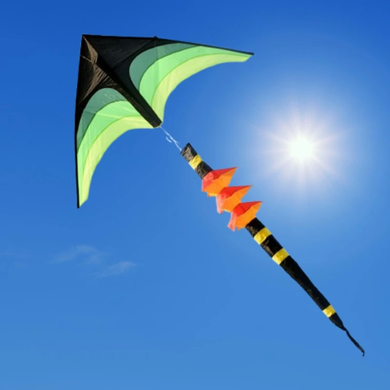 free shipping 3d kite tails rainbow windsock kite flying outdoor sport beach for adults kite nylon fabric kites Snow sled air