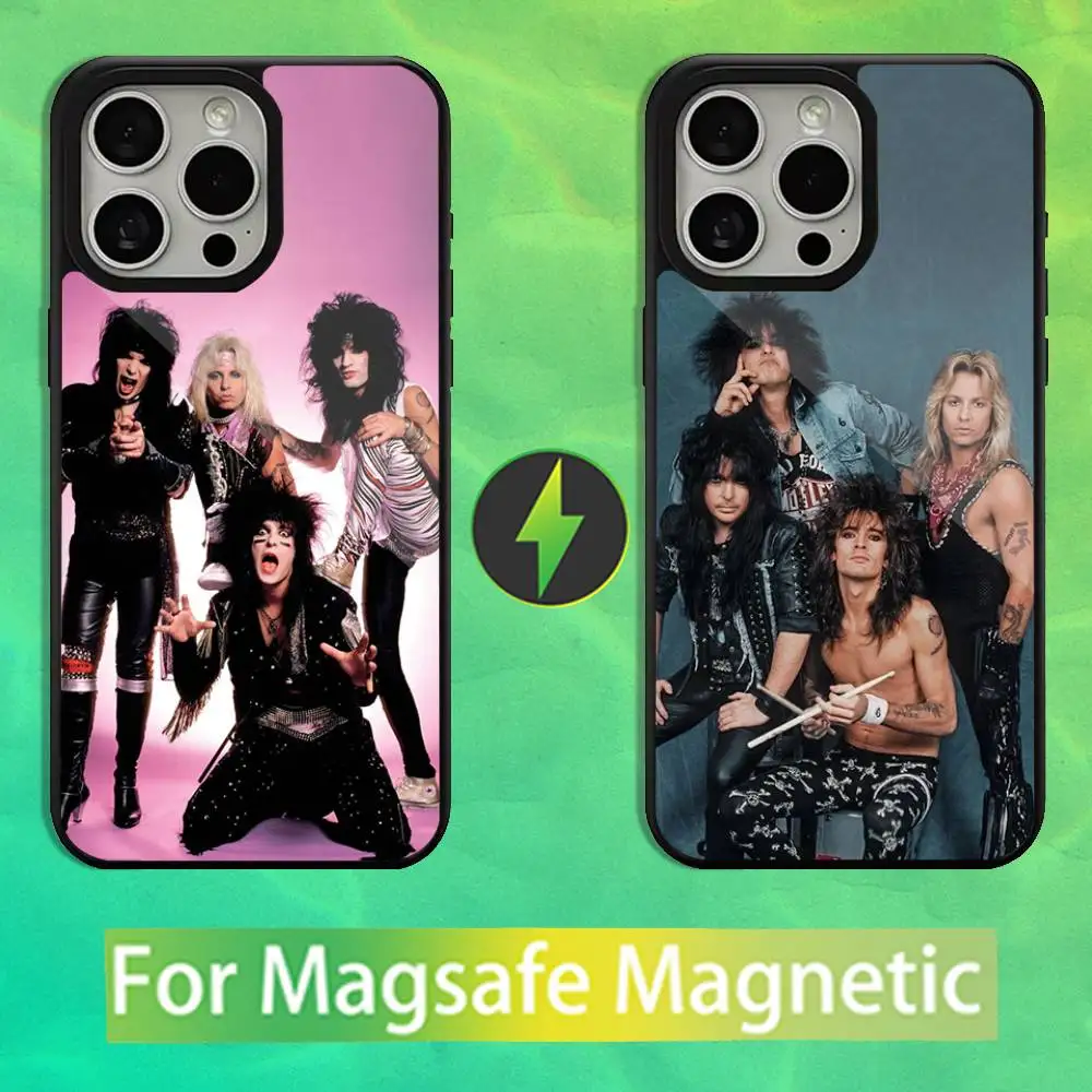 

Band M-Motley C-Crues Phone Case For iPhone 16,15,14,13,12,11,Pro,Max,Plus,Mini,Magsafe,Magnetic Wireless Charging Case