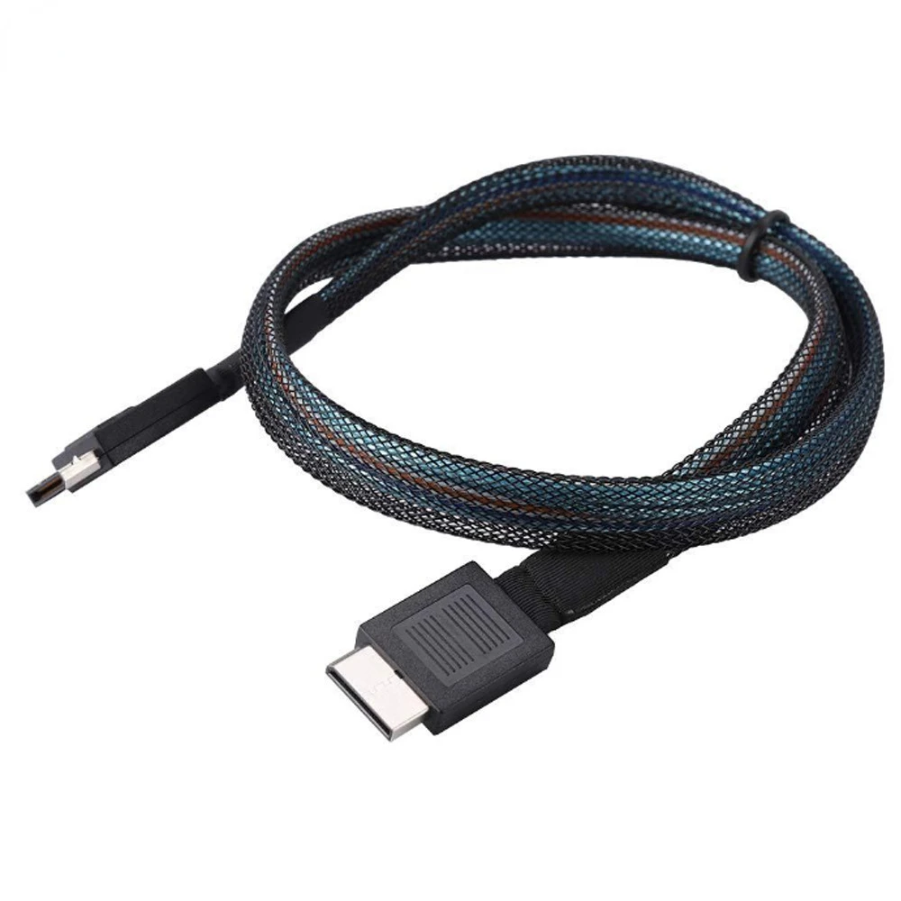 High Speed Transmission Data Active Extension Cable, SFF-8611 4i para SFF-8611 4i SSD, 0,5 1m