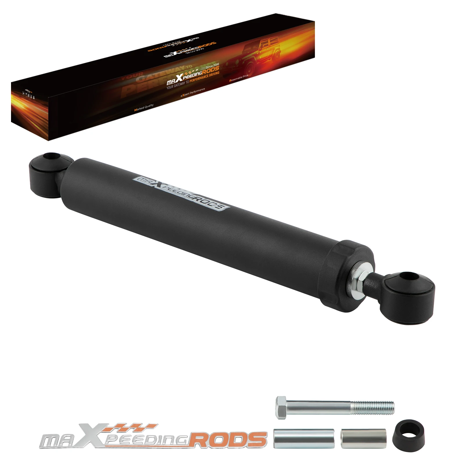 Steering Stabilizer W/ Hardware For Ford F-250 F-350 Super Duty 4WD 99-04