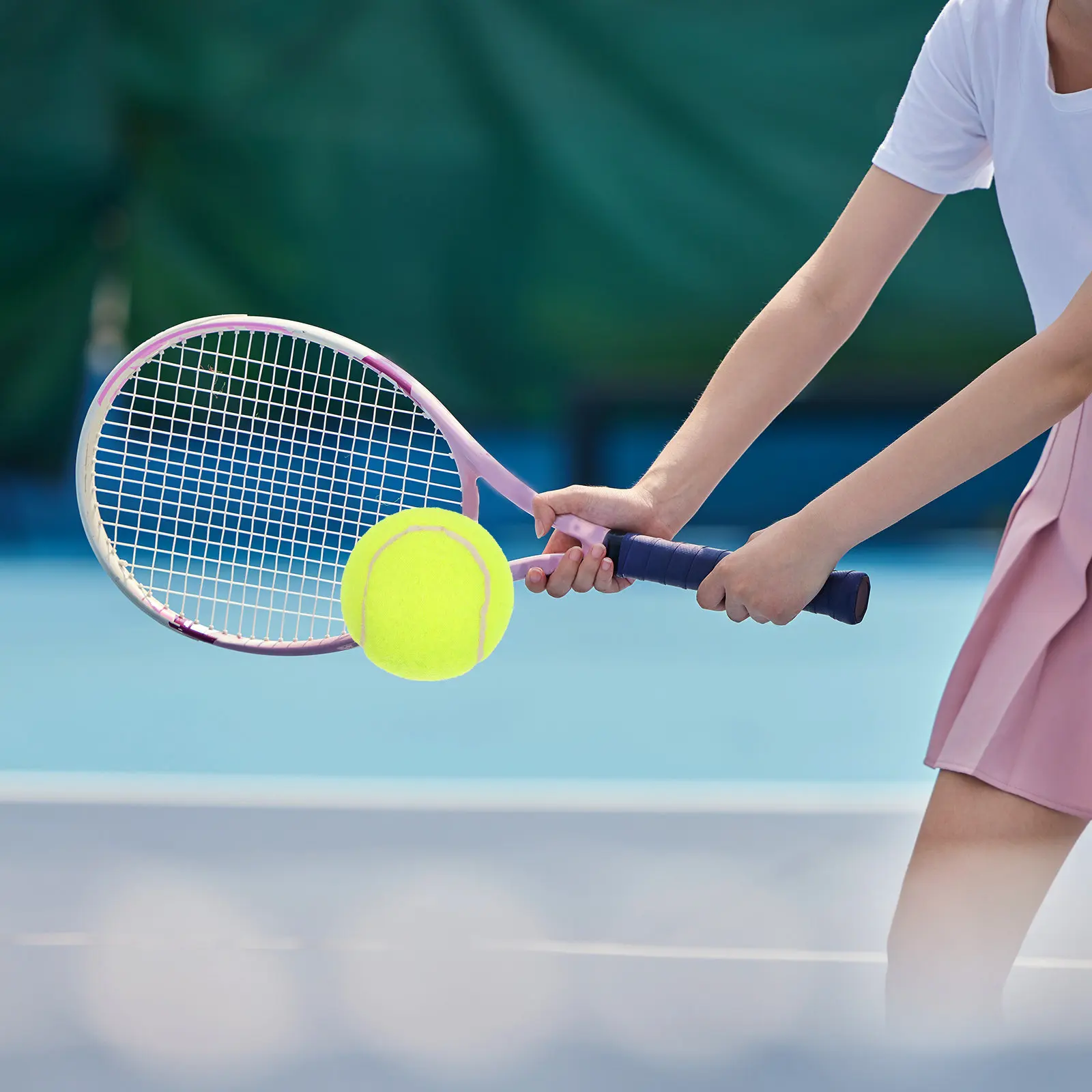 

Набор из 3 профессиональных теннисных мячей для тренировок, резиновые мячи для отработки ударов, для самостоятельных тренировок на улице и в помещении, портативные