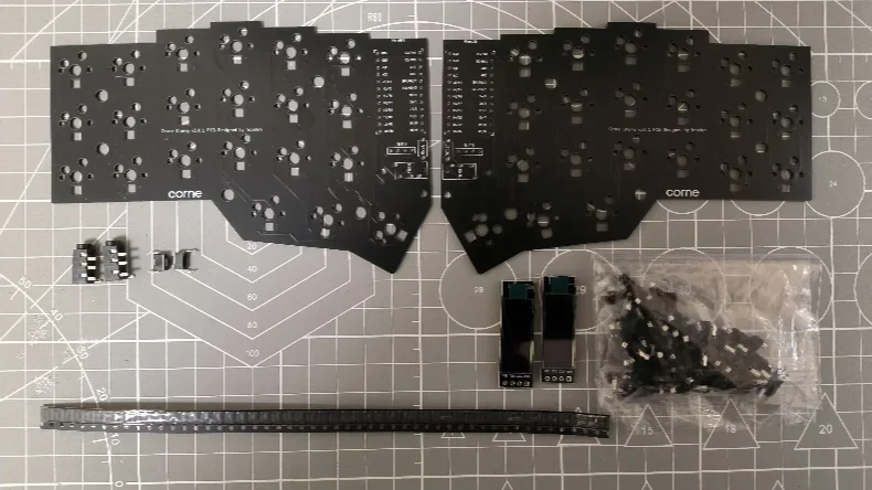 Imagem -03 - Crkbd Split Kit Teclado Design Faça Você Mesmo com e sem Fio Personalizado Macio Rgb Pcb Acessórios Não Pré Construir