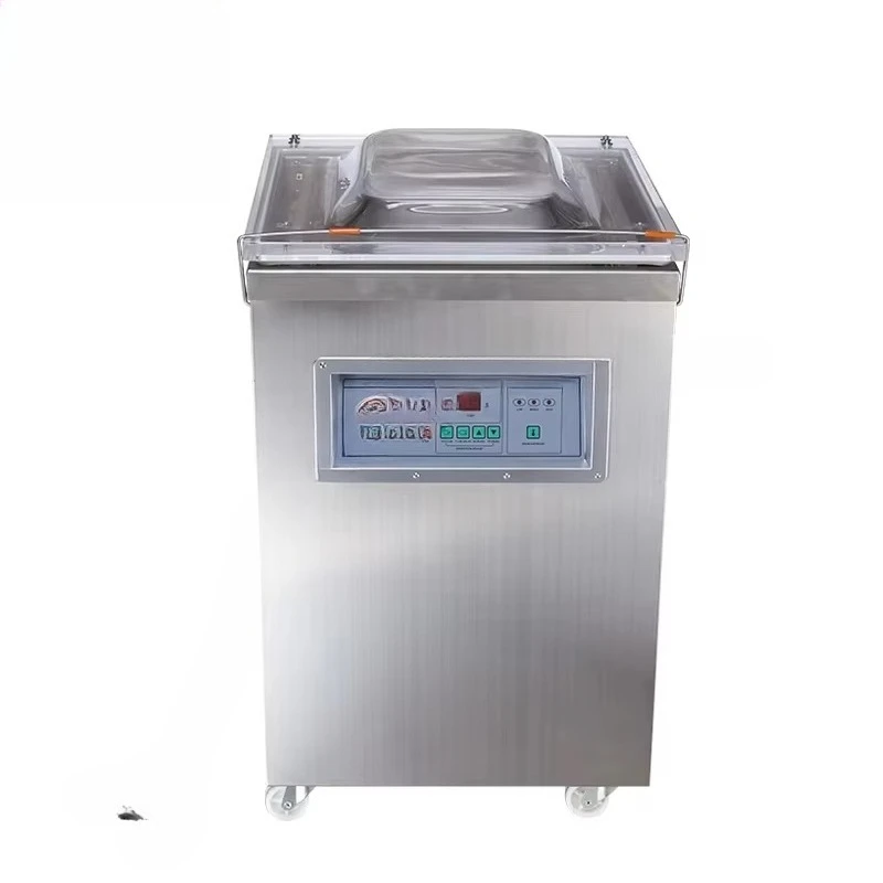 

DZ500 Single Chamber Packaging Machine, Commercial Industrial Packaging Sealer Meat Automatic Food Vacuum Packaging Machine