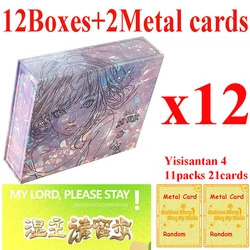 New Goddess Story Yisisantan 4 Waifu Cards Anime Sexy Girl Party Swimsuit Bikini Feast Booster Box Doujin Toy And Hobby Gift