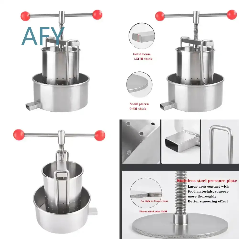 Manual Juicer for Home Appliances 304 Stainless Steel Push Type Dehydrator for Pomegranate Orange Lemon Sugar Cane Juice