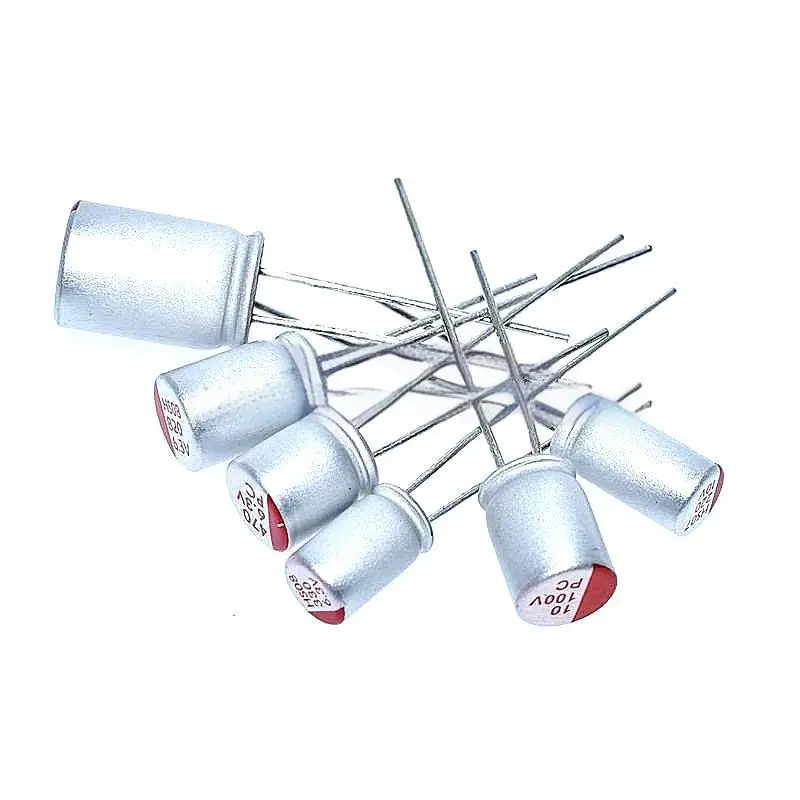 10PCS Through-hole Solid Electrolytic Capacitors 16V 100μF 220μF 270μF 330μF 470μF 1000μF