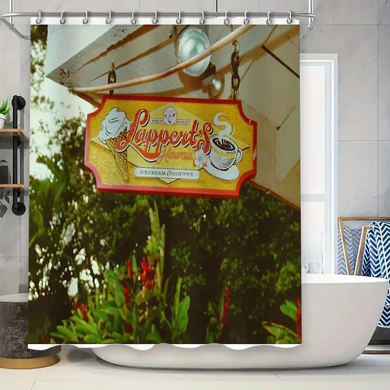 

Занавеска для душа с цветочным принтом, ботанический принт, декор для ванной комнаты, винтажная зелень, моющаяся тканевая подкладка для фермерского дома