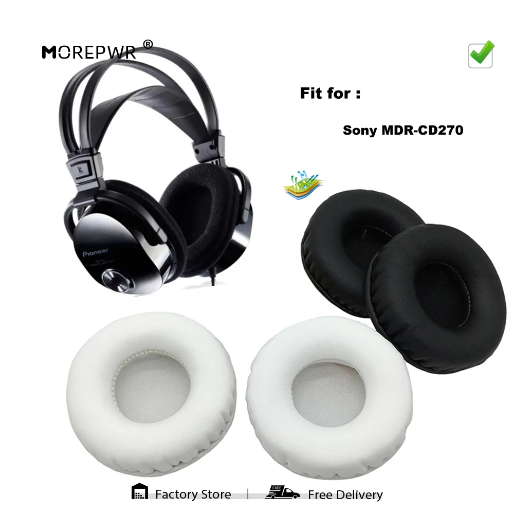 Morepwr New Upgrade Replacement Ear Pads for Pioneer SE-M531 Headset Parts Leather Cushion Velvet Earmuff Sleeve Cover