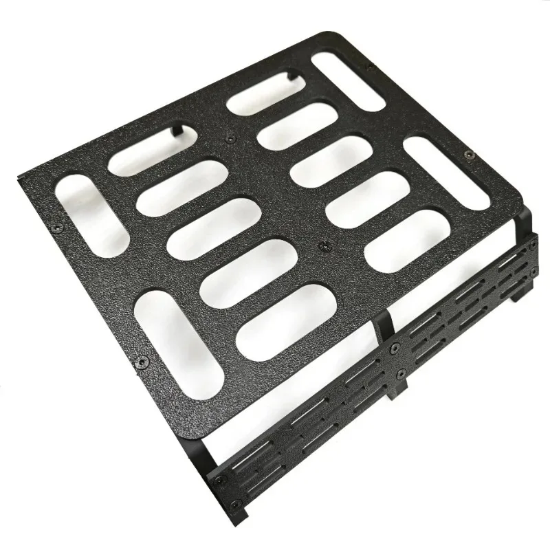 

Набор миниатюрных декоративных элементов для радиоуправляемых моделей 1/8 масштаба: защитная рама, гусеницы и багажник на крышу для радиоуправляемых краулеров KM RAM 1500