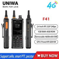 UNIWA F41 4G POC Rugged Walkie Talkie Zello Phone 2.4\