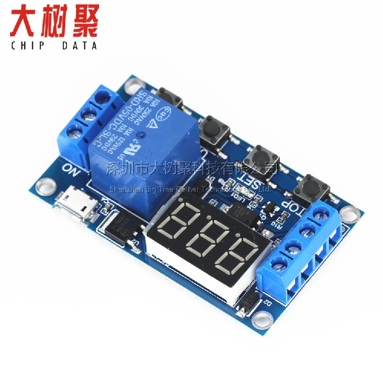 

One Relay Module Delay Power Off Trigger Delay Cycle Timing Circuit Switch