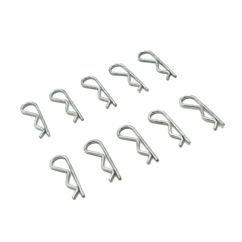 10PCS Metal Upgraded RC Car Parts Shell Fixing 1.0mm Fit For 1/32 1/28 1/24 1/18 1/16 Remote Control Car Accessories