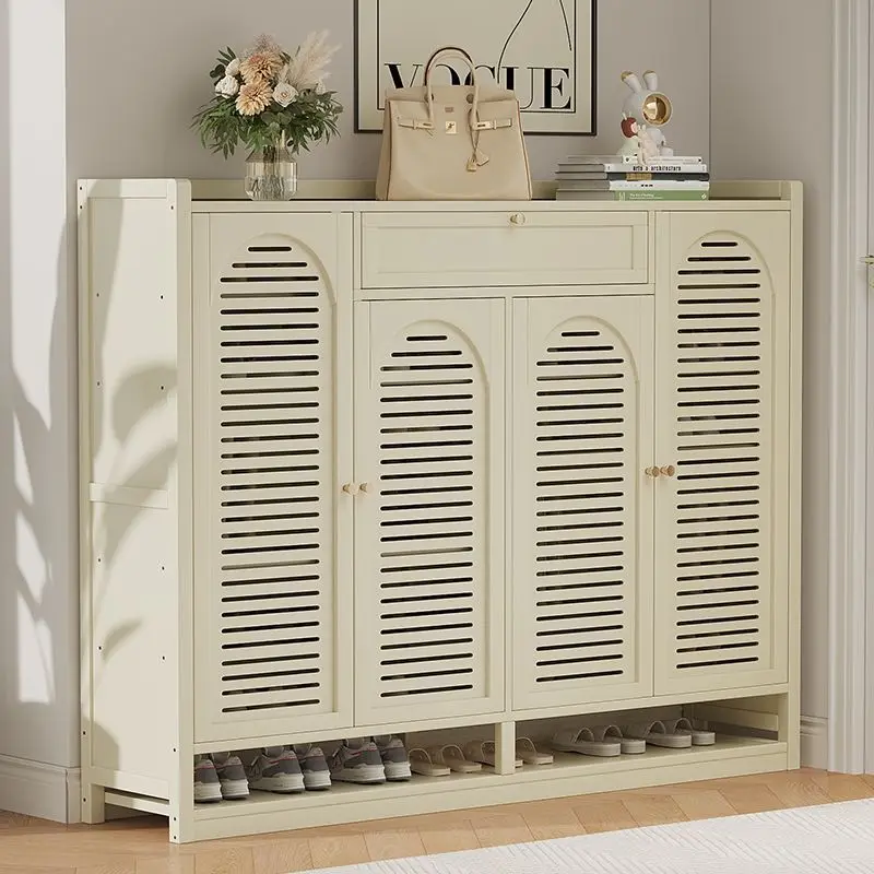 Shoe cabinet at the door of the home,  new storage cabinet enters door