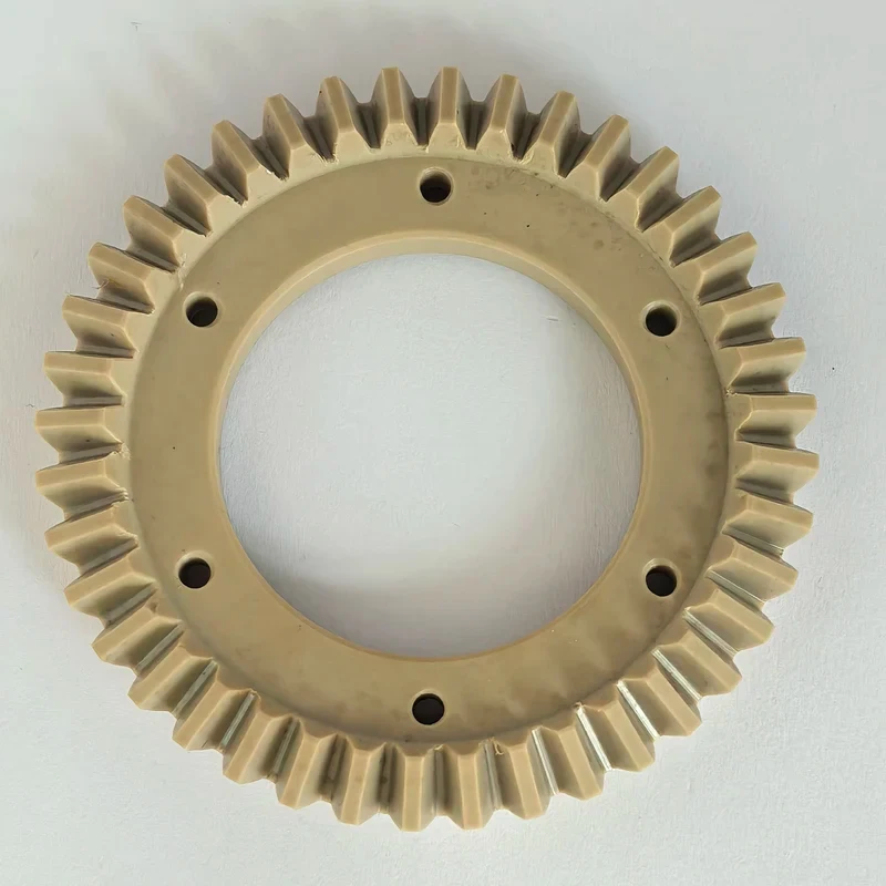 Precision Nylon , Low Noise Industrial Drive Circular Bevel Gears