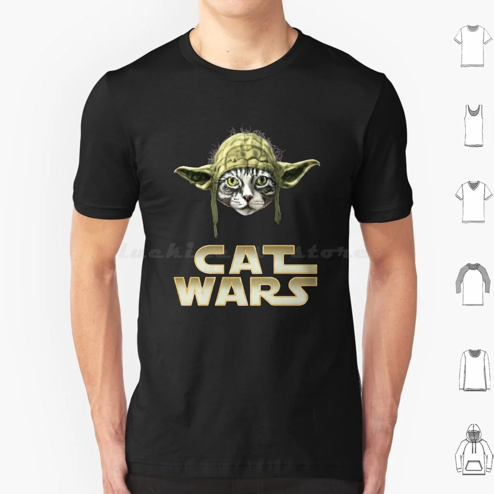 Cat Wars T Shirt Men Women Kids 6Xl Cat Wars Cat Cats Funny Cute Kitten Kitty Space Animal Pet Meow Feline