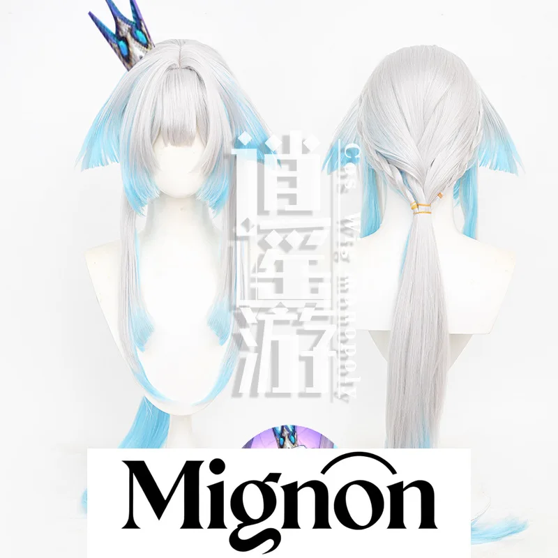 

Honkai: Star Rail Kreludor, парик для косплея, имитация кожи головы, подарок на Хэллоуин