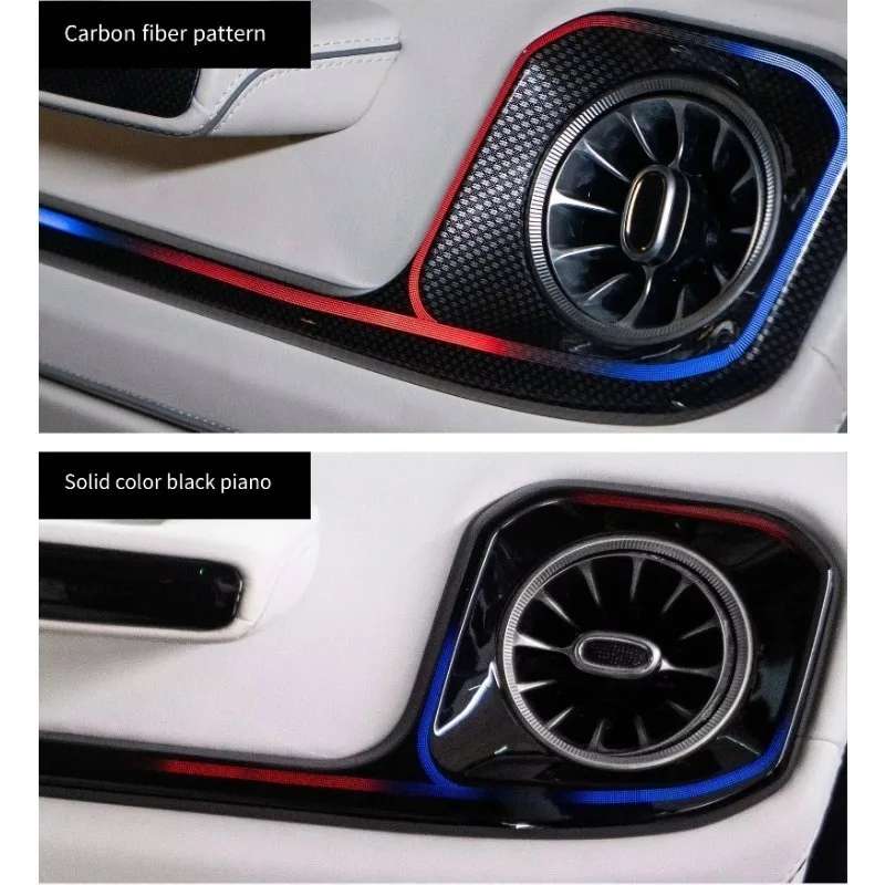 For  G-class Active Ambient Light Environmental Light Carbon Fiber Black W464