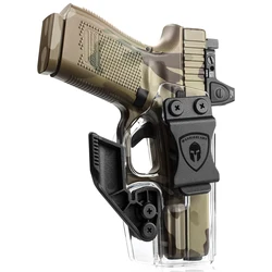 IWB Clear Holsters With Optic Cut&Claw,Only For Glock 17/19 G43 G43X Taurus G2C,Not Fit G43X MOS or With Rail,Right Hand