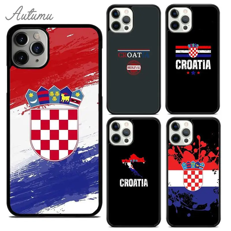 Croatia Coat Of Arms Flag Phone Case for iPhone 15 16 SE2020 11 12 13 14 Pro Max mini 6 7 8 Plus Cover coque Fundas Shell