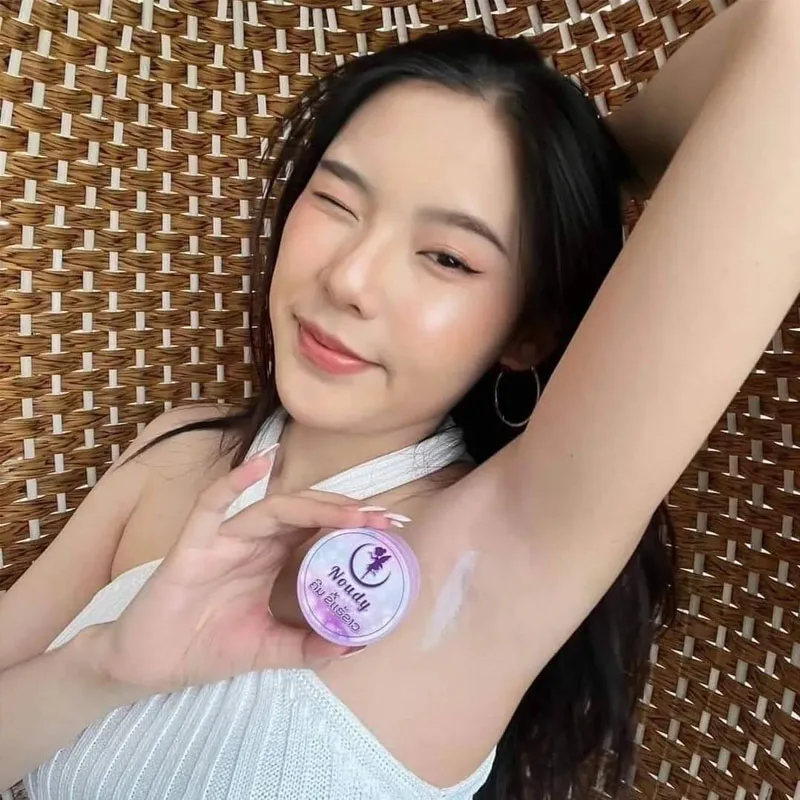 Thailand Laos Noudy White Underarm Removes Black Armpits, Odor, Clear Smooth Brightening Skin 30ml ครีมไวท์เทนนิ่งใต้วงแขน