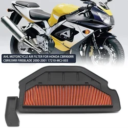Motorcycle Air Filter Intake Cleaner Replacement For HONDA CBR929RR CBR900RR Fireblade 2000 2001 CBR 900 929 RR