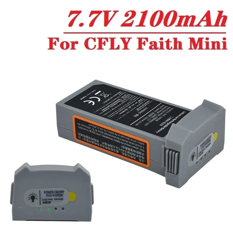 

Аккумулятор Lipo 7,7 в 2100 мАч для дрона CFLY Faith 2 Mini 4K Pro, запасные части, аксессуары, оригинальный аккумулятор для CFLY Faith Mini