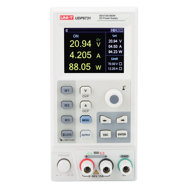 UNI-T-Digital programável DC comutação de alimentação, UDP6720, UDP6721, UDP6730