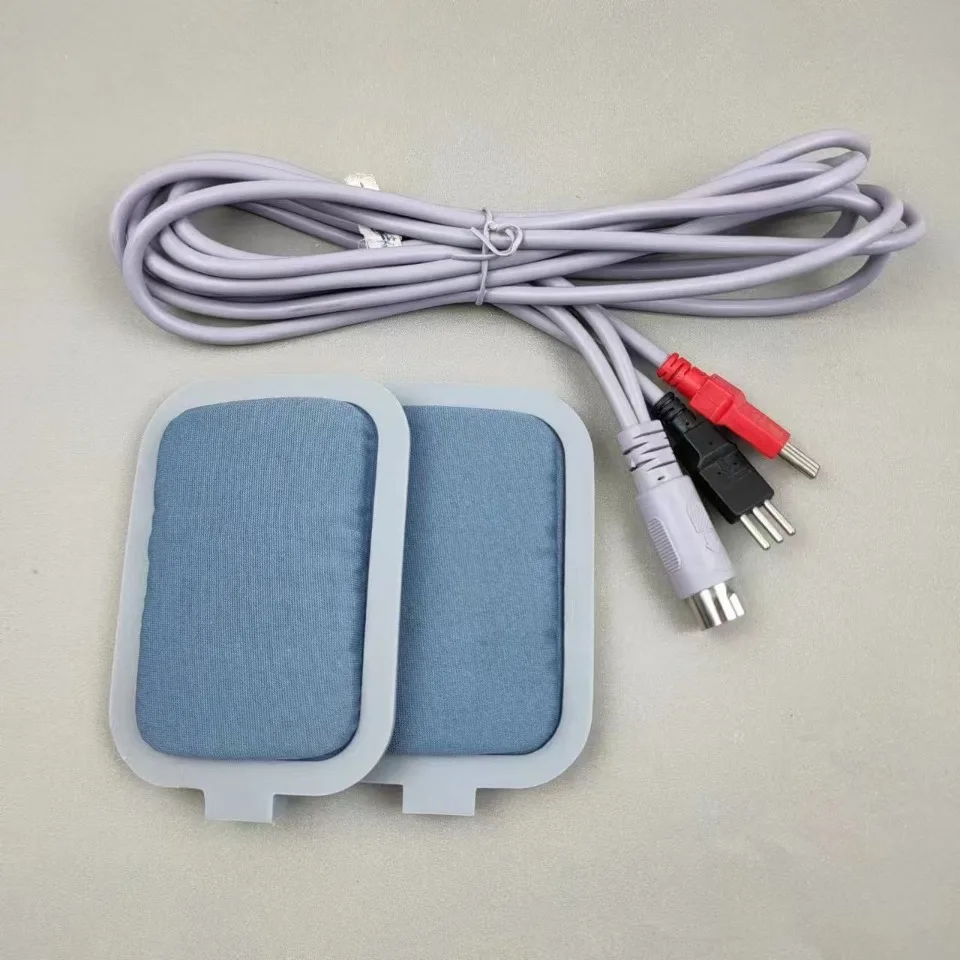 مريحة EMS القطب الكهربائي لوحة تحفيز العضلات كبيرة 5P 3 دبابيس كابل استبدال إزالة الألم نقل التيار الصغير