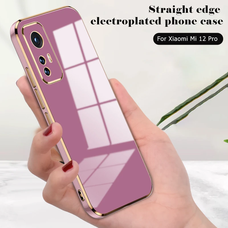 For Xiaomi 12T 13T Pro Case Electroplated Silicone Case For Xiaomi 13 13T 11T 12T Pro 12 Lite 12S 11 12X Mi13T 5G Phone Cover