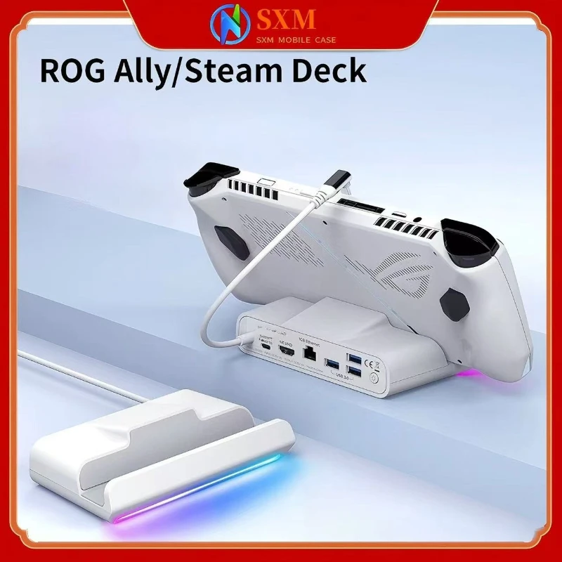 

ROG Handheld RGB Docking Station30W Gaming Docking Station4K Gigabit Network ProjectionROG Ally X Docking Station