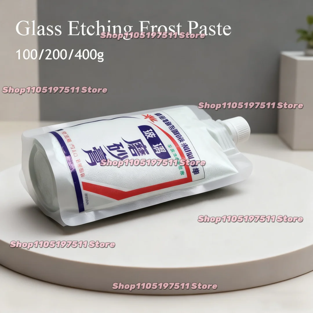 100/200g Glass Etching Frost Paste Glass Record Engraving Cream Painting DIY Tools