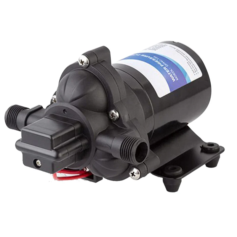 

Electric Mini RV Diaphragm Pump Self-priming High Pressure Water Pump for Small Boat 12V 24V DC Automatic Electric Booster Pump