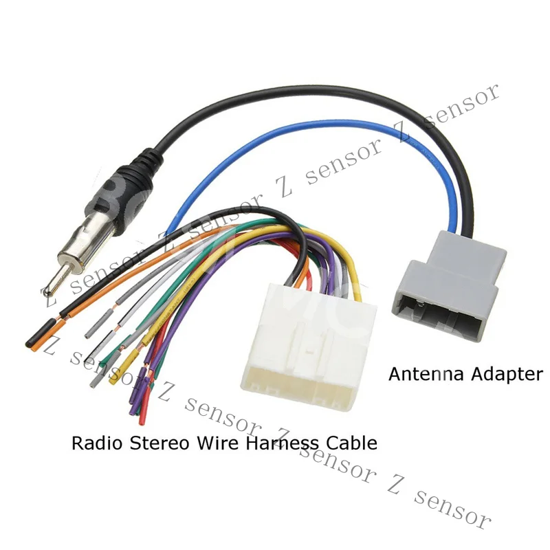 RRR+ Fit For Subaru Impreza 2008-2013 Car Radio Stereo Wiring Harness Antenna Adapter