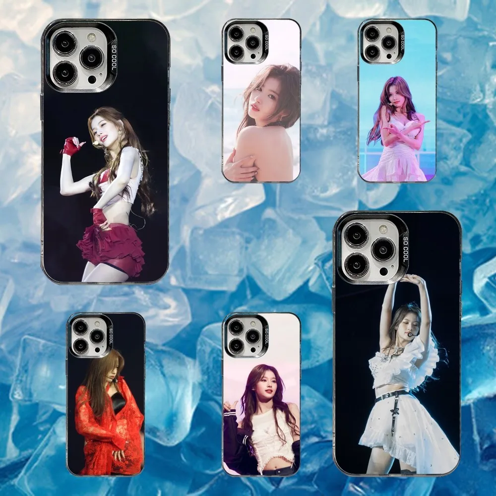 

S-Sana TT Singer Phone Case For iPhone 16,15,14,13,12,11,Mini,Pro,SE,MAX White Matte Shockproof Cover