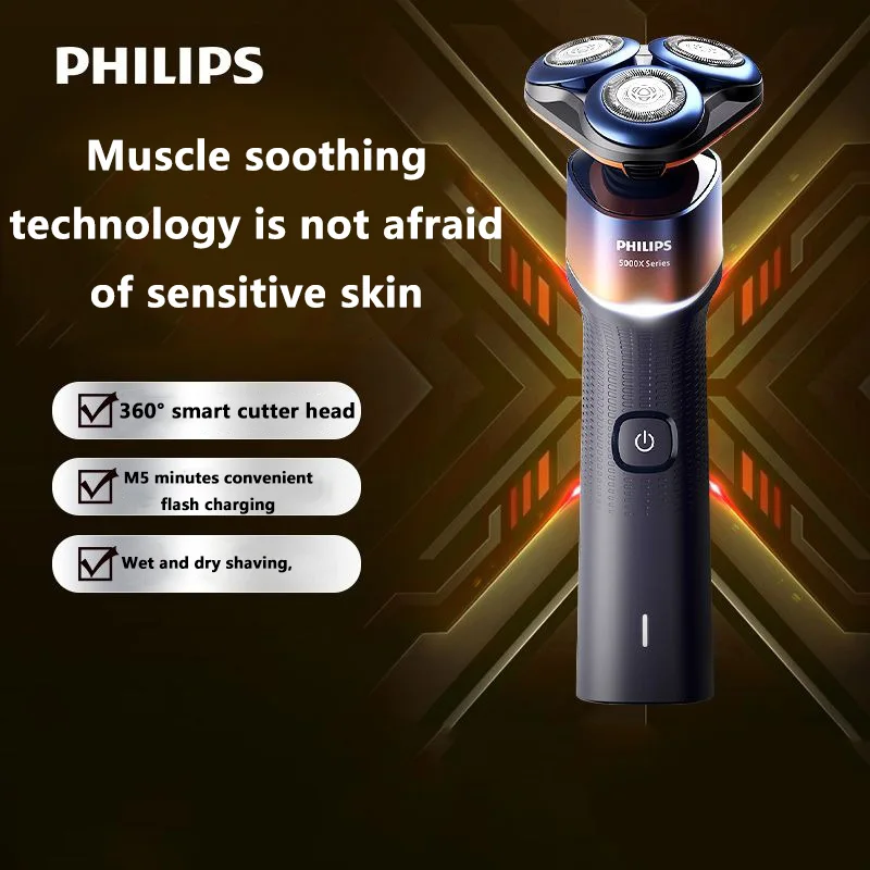 Philips Men\'s Shaver X5005 Electric Shaver Honeycomb New Product X5000 Series Luxury Gifts Preferred Brand Autumn New Product