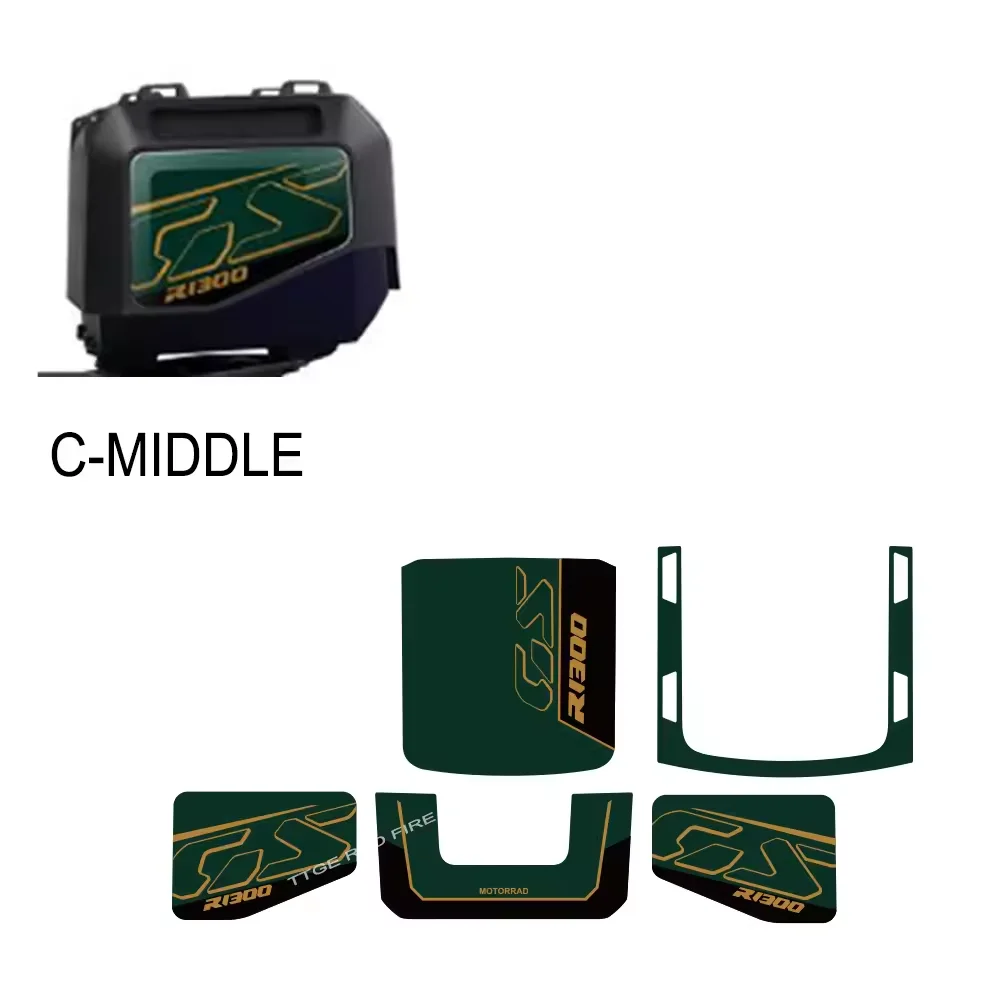 Motorfiets Accessoires Koffer Stickers Kofferbak Midden Side Stickers Voor R1300GS R1300GS r1300 gs 2023 2024 Decal Kit