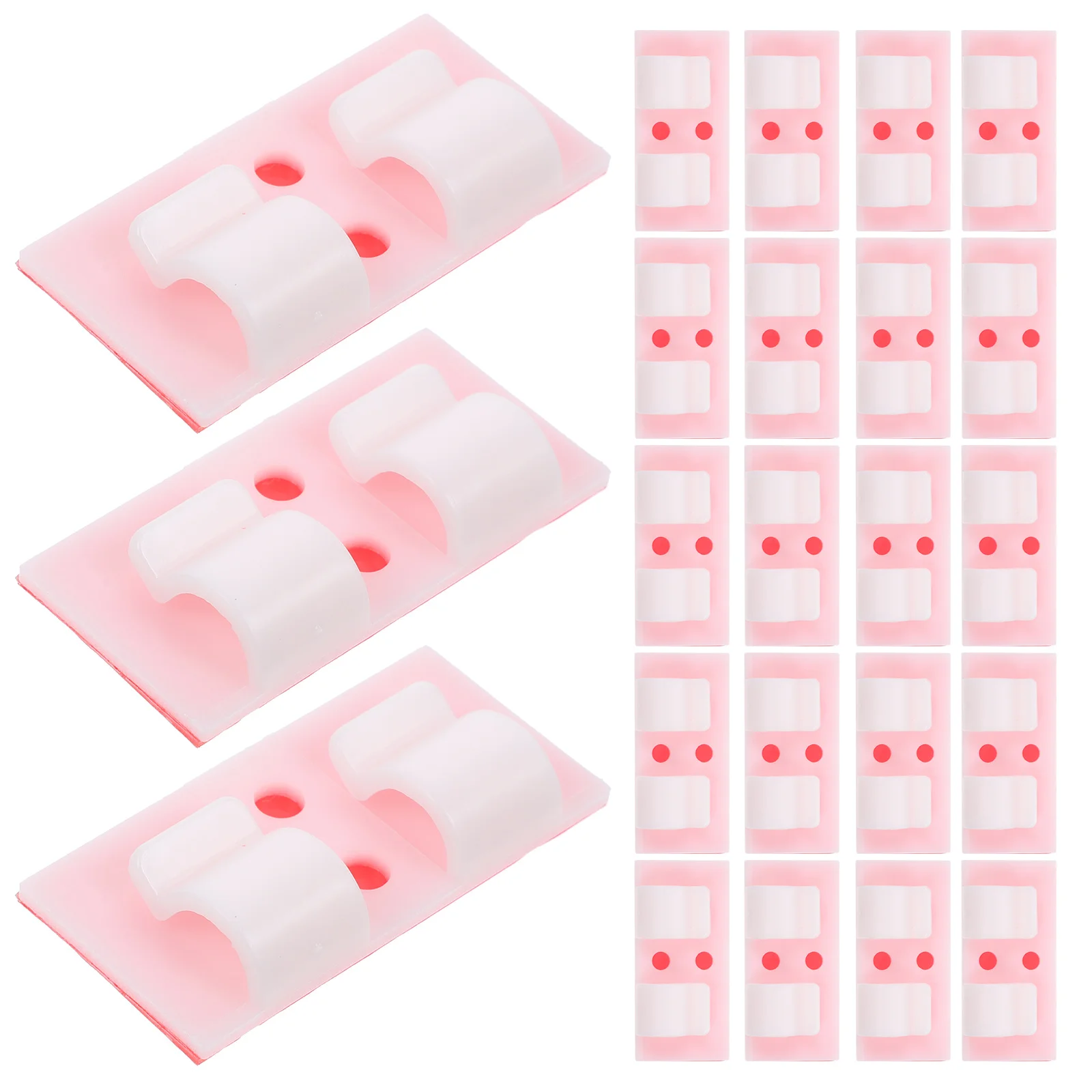 

26pcs Cable Management Winder Self-Adhesive Cord Keeper For Power Usb Charging Wire Organizer Clip Cord Management Clips Cable