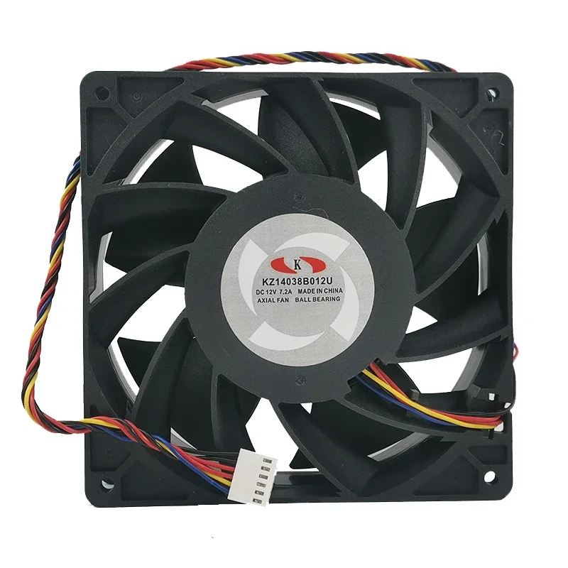 

Brand New Whatsminer M20 M21 Fan D1 D3 M10 Cooler 6pin 14038 Fan KZ14038B012U 12V 7.2A M30 M31 M32 M50 Miner Cooling Fan 2x2Pin
